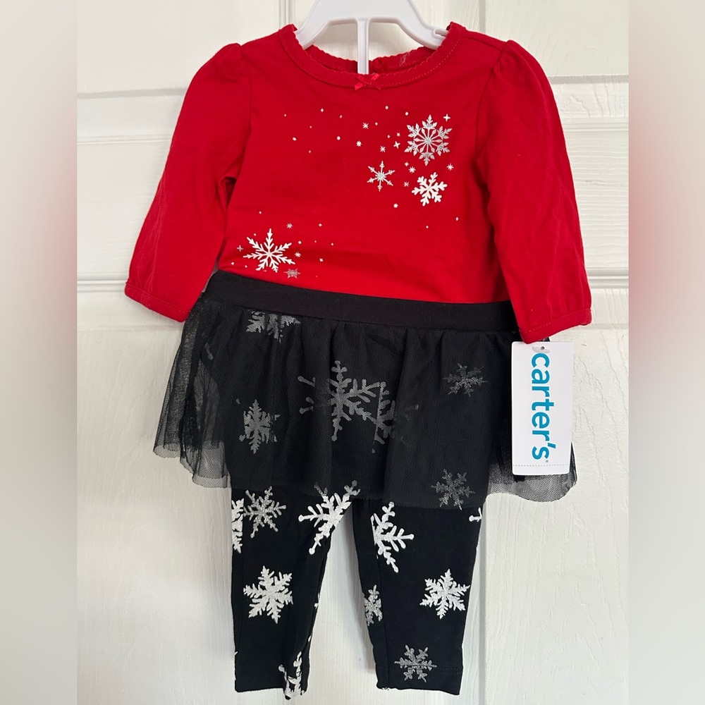 🆕Carter’s 2 Piece Christmas Outfit
